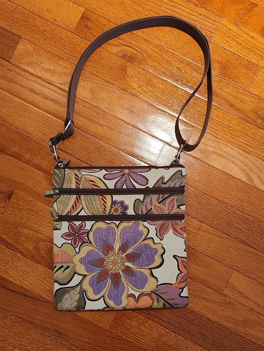 Danny K Triple Zipper Purse
